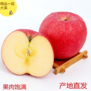 栖霞精品一级果，万润丰 山东烟台红富士苹果 3斤