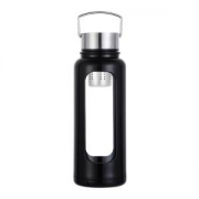 佐臣 双层玻璃杯防摔泡茶杯 400ml