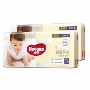 百亿补贴：HUGGIES 好奇 金装成长裤 XL96片 129元包邮