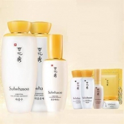 15日0点：Sulwhasoo 雪花秀 滋盈肌本水乳精华护肤品套装礼盒 (润颜水125ml+润颜乳125ml+精华90ml+面霜+面膜)