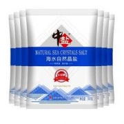 中盐 无碘食用盐 8袋装