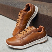 SKECHERS 斯凯奇 65411 男士绑带软底皮鞋