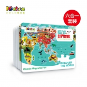 FUNBOX系列 早教启蒙认知磁力盒六合一套装 74.9元包邮（需用券）