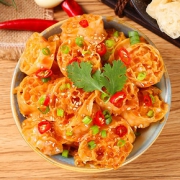 网红吸汁大面藕带料包即食干货速食面筋沾串燕麦筋素肥肠面皮凉皮