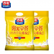 前2小时第二份半价 西麦阳光早餐奶香燕麦片700gX2 券后￥39.9