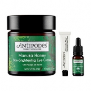 Antipodes麦卢卡蜂蜜眼霜改善黑眼圈瑕疵淡纹亮白赠品