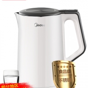 热销百万台，1800W大功率：美的 1.5L 不锈钢电热水壶 MK-SH15Colour102