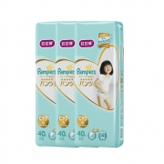 61预告、88VIP：Pampers 帮宝适 一级婴儿拉拉裤 XL40*3包 284.51元包邮（前2小时）