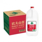 农夫山泉 饮用水 饮用天然水 4L*4桶 整箱装 桶装水