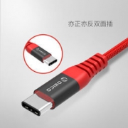 28日0点：ORICO 奥睿科 Type-c手机充电数据线 3条装 红色