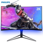 飞利浦（PHILIPS）31.5英寸 2K/1800R曲面 液晶显示器328M6FJMB