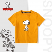 SNOOPY 史努比 儿童短袖上衣 *2件 39元包邮（合19.5元/件）