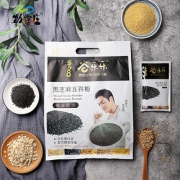 劲家庄黑芝麻糊粉早餐速食懒人五谷粉蓝莓紫薯燕麦即食代餐粥食品 *2件 33.