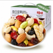 61预告、88VIP：Be&Cheery 百草味 每日坚果 30袋 750g + 三只松鼠 鲜乳大饼 1kg*2 74.96元包邮（多重优惠）