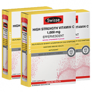 增强免疫力：Swisse 维C泡腾片 60片x3件装