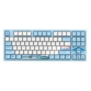 Dareu 达尔优 A87 归燕主题 机械键盘（Cherry轴、PBT、蓝灯）