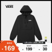 13日0点： Vans 范斯 VN0A4CXABLK 女子风帽夹克