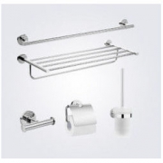 Hansgrohe 汉斯格雅 41728007 铜质置物架五件套