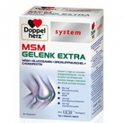 含1500mgMSM：60粒 Doppelherz 双心 氨基葡萄糖有机硫和软骨素
