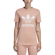 16日0点：ADIDAS 阿迪达斯 女子 三叶草系列 TREFOIL TEE 运动 T恤 FM3306
