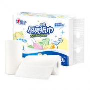 心相印 吸油纸厨房 厨房用纸卷纸吸水纸 加厚擦手纸 厨房纸巾 无印花75节*3卷 *15件
