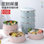 苏兴 不锈钢保温饭盒 双层