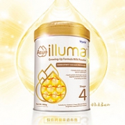 900g x6件，Wyeth illuma 港版启赋 A2配方奶粉 婴儿奶粉 4段