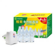 榄菊 电热蚊香液 4瓶1器