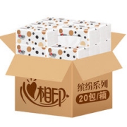 心相印  家用纸抽 300张*20包 整箱