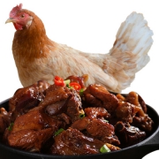 百年栗园 散养土鸡 1.25kg/袋 *6件