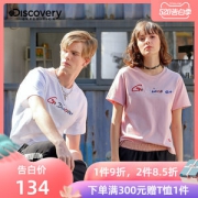 Discovery 100%纯棉 男女休闲刺绣T恤