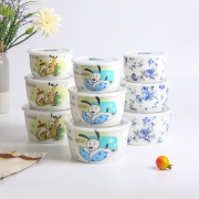 YunTang 韵唐 陶瓷保鲜碗带盖 550ML 9.9元包邮（需用券）