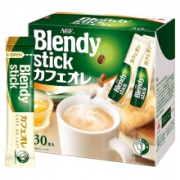 AGF Blendy牛奶速溶咖啡 原味三合一 10g*30支*3件