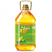 福临门 非转基因压榨玉米油6.18L*3桶