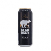 德国进口 豪铂熊（BearBeer）豪铂熊烈性啤酒500ml*24听整箱装 *2件
