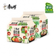 新口味偏清淡：20袋组合装  康师傅 爱吃素番茄鲜蔬+什锦菌菇