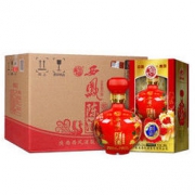 西凤酒 蜀凤缘 红瓶 浓香型白酒 45度 500ml*6瓶 *2件