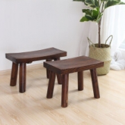 袭美木艺 家用客厅实木凳子 40cm*25cm*30cm