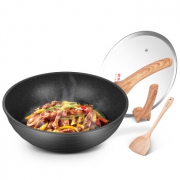 16日0点、616预告：COOKER KING 炊大皇 CG30SF 麦饭石不粘炒锅 30cm 59.5元包邮（前1小时）