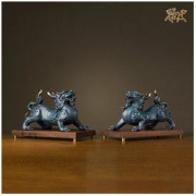 铜师傅 全铜摆件 《貔貅之二》家居 工艺品 装饰品 饰品 一对