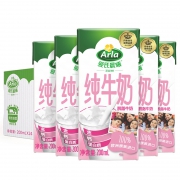 Arla 爱氏晨曦 脱脂纯牛奶 200ml*24盒 *2件