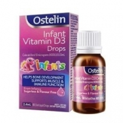 Ostelin 奥斯特林 婴儿无糖VD3滴剂 2.4ml  *2件 123.2元含税包邮（合61.6元/件）