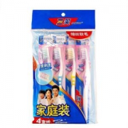 SANXIAO三笑 炫彩倍护牙刷4支装*2件