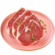 小牛凯西 澳洲进口 原切眼肉牛排套餐 100g*10片