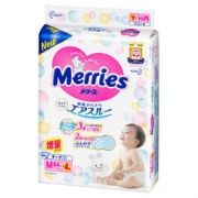 Merries 妙而舒 婴儿纸尿裤 M68片 *3件