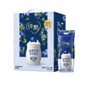 88VIP：蒙牛 纯甄蓝莓果粒风味酸奶 200g*10包 *5件 156.39元包邮（多重优惠）