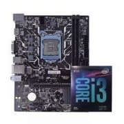 百亿补贴： intel 英特尔 酷睿 i3-9100F 盒装CPU处理器 + 七彩虹 H310M-K 主板套装