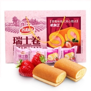 达利园 瑞士卷草莓味 720g*6件 多款可选