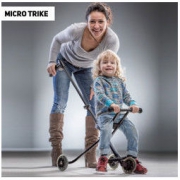 micro 米高 trike 驰克 婴儿手推车 经典白
