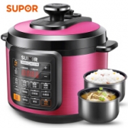 京东PLUS：苏泊尔（SUPOR）电压力锅  一锅双胆   5L